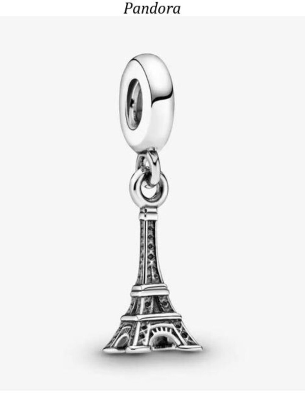 Pandora Silver Eiffel Tower Dangle Charm